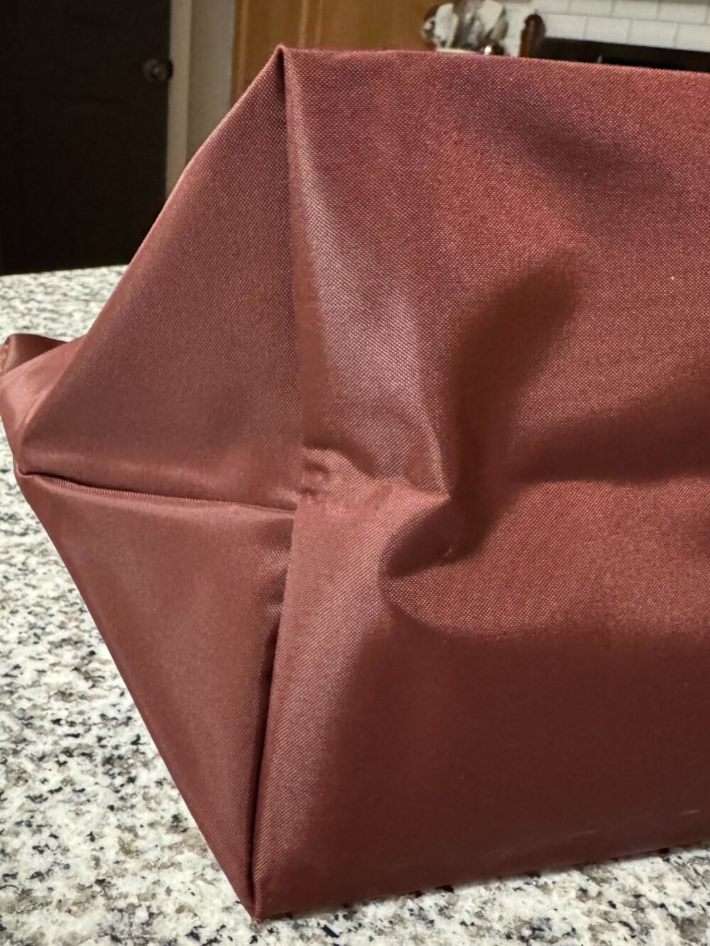 Burgundy Longchamp Le Pliage Large - Picture 4 of 10